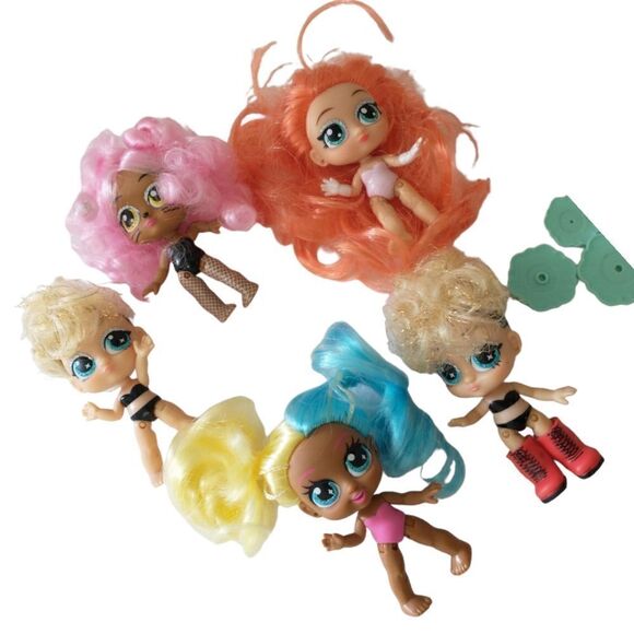 Itty Bitty Prettys Tea Party 5 Dolls Accessories Lot Large Set Miniatures Zuru. - Picture 6 of 14